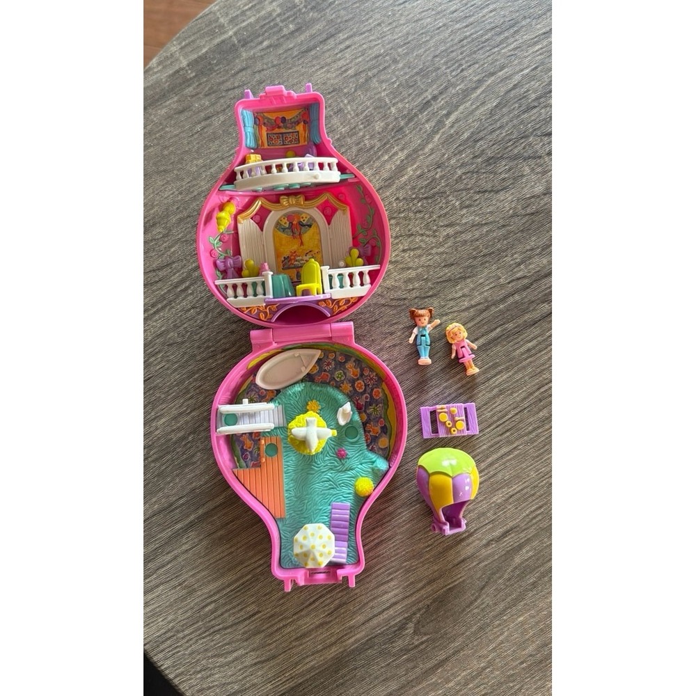 Polly Pocket UP UP and AWAY Balloon 1997  Vintage Bluebird 100% COMPLETE